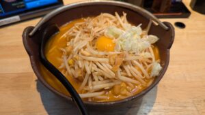 柳家の「キムチ納豆ラーメン」